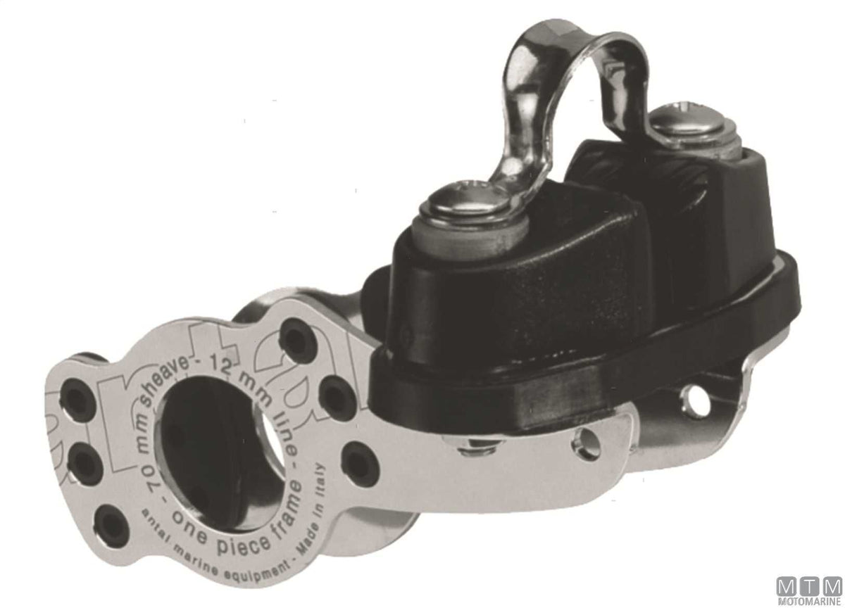 Antal fiddle block, Ø50 mm sheave - original photo Motomarine Srl