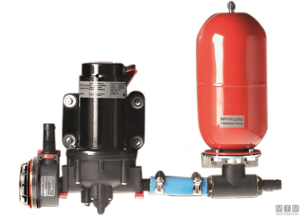 Johnson Aqua-Jet Uno Max WPS 3.5 24V pressure water pump - original photo Motomarine Srl