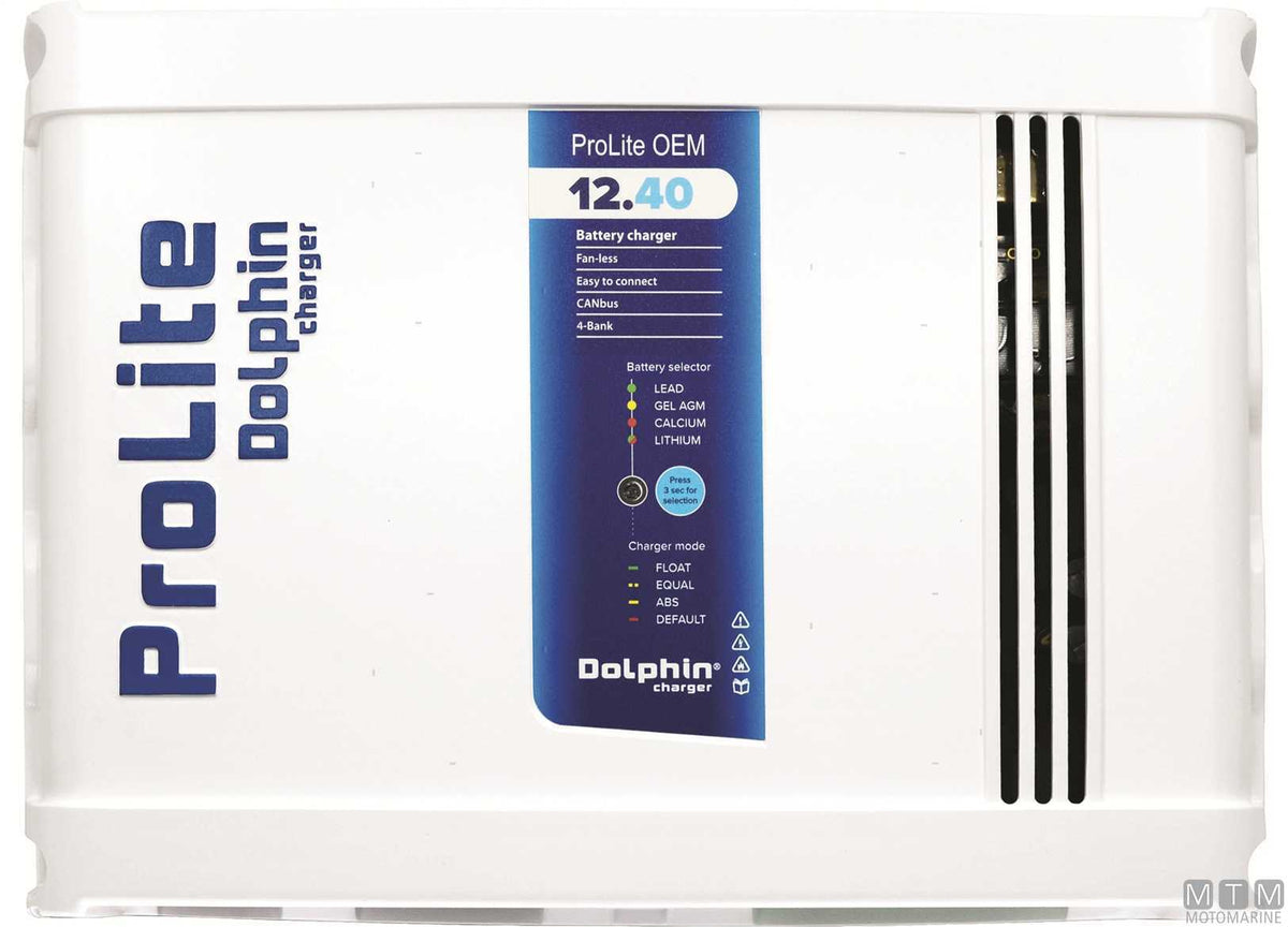 Dolphin ProLite Battery Charger 12V 25A - original photo Motomarine Srl