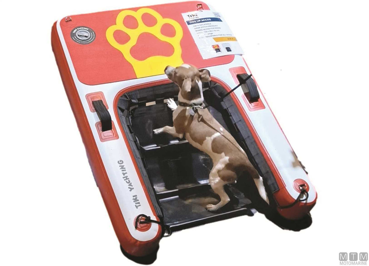 Tiki Yachting inflatable dog ladder 122x82 cm - original photo Motomarine Srl