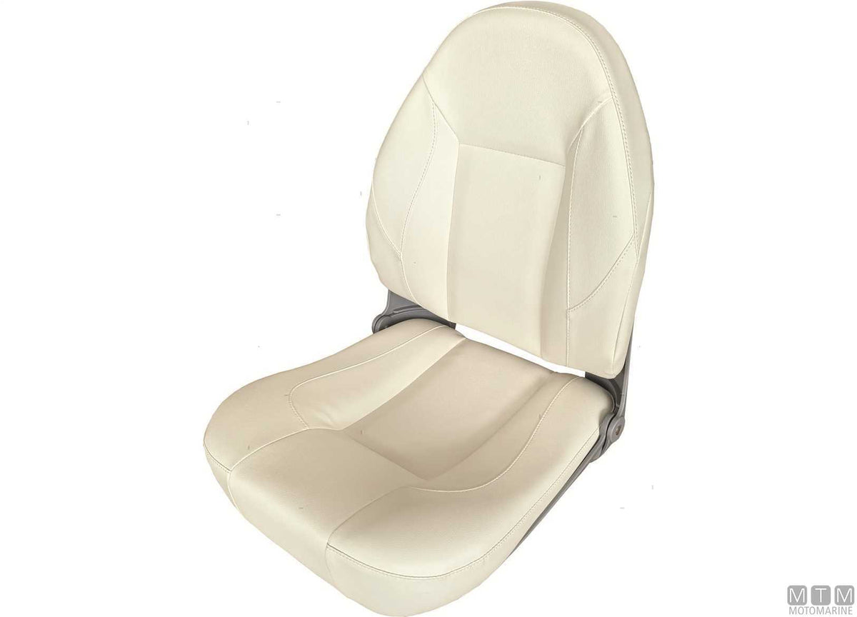 Captain CP48 seat white - original photo Motomarine Srl
