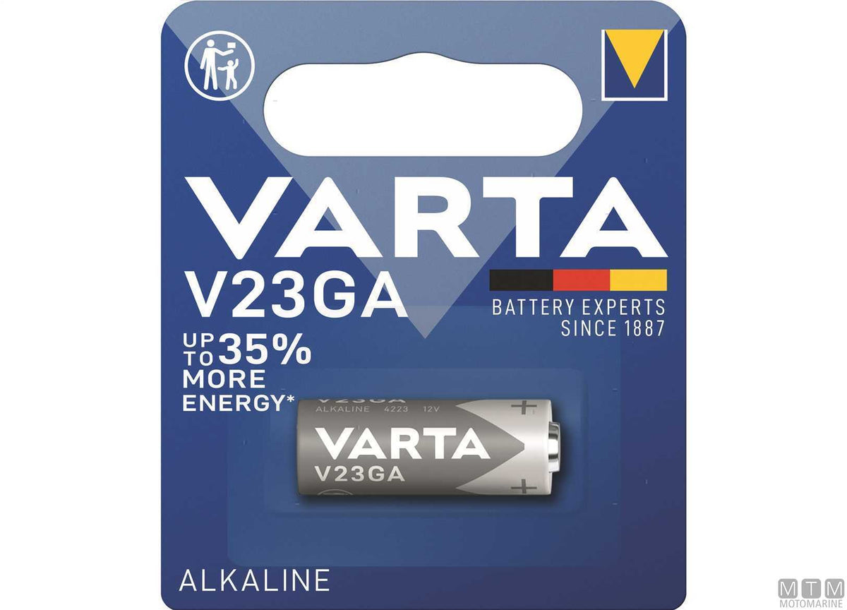 Varta V23GA Alkaline Battery - original photo Motomarine Srl