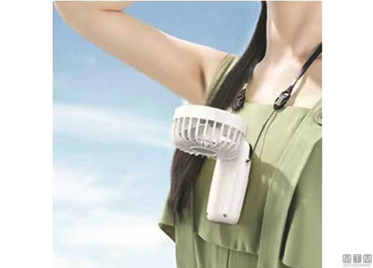Rechargeable portable fan Mini Alcap - original photo Motomarine Srl