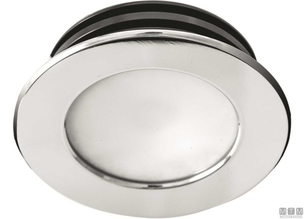 Natural light LED spotlight Astel Intensa stainless steel Ø79 mm - original photo Motomarine Srl