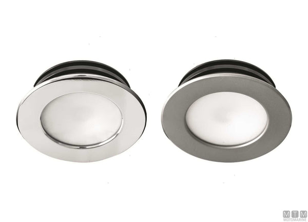 Foco LED luz natural Astel Intensa acero inoxidable satinado Ø58 mm