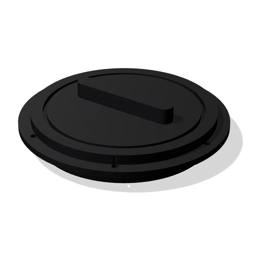 Inspection deck plate 3D render