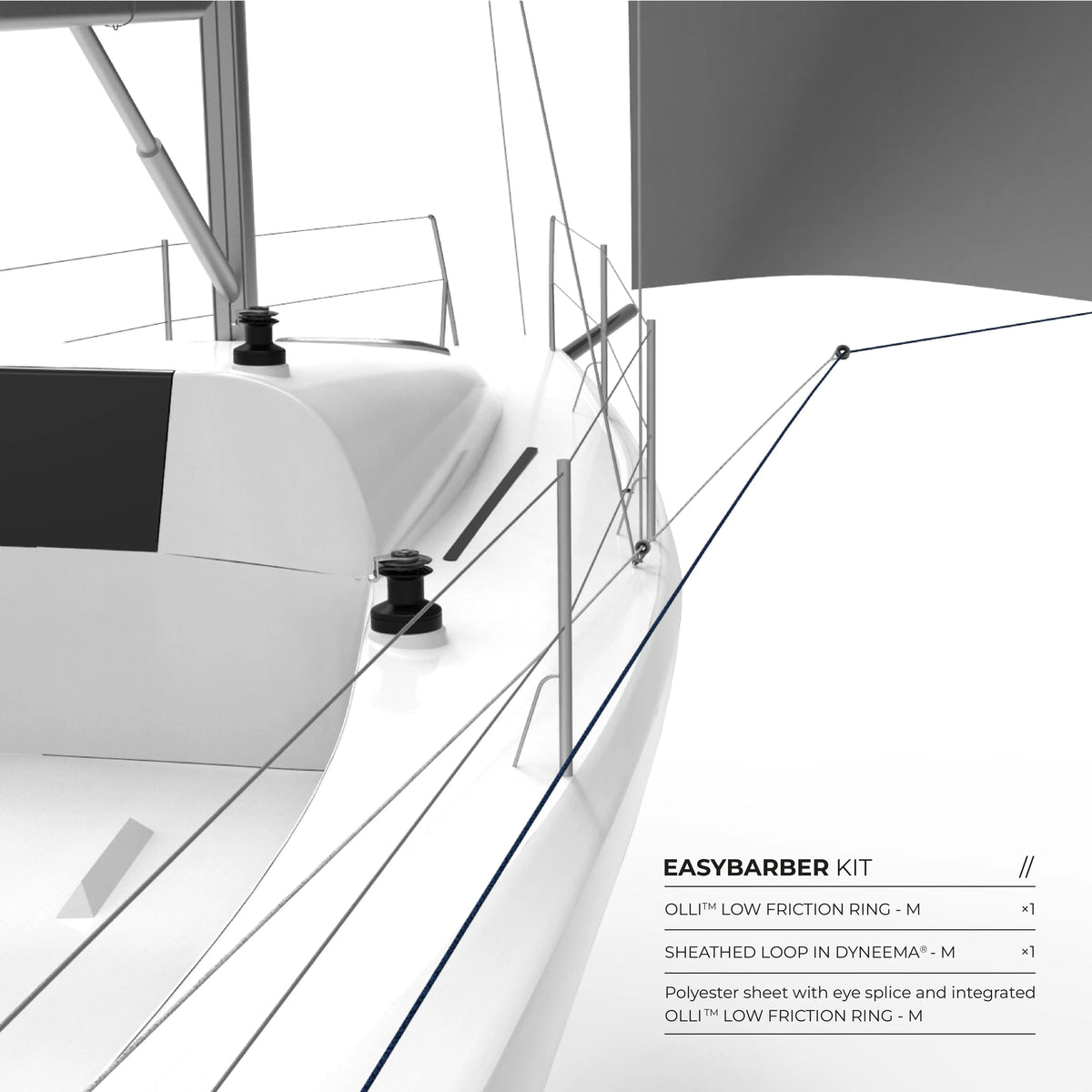 Kit EasyBarber — installed onboard