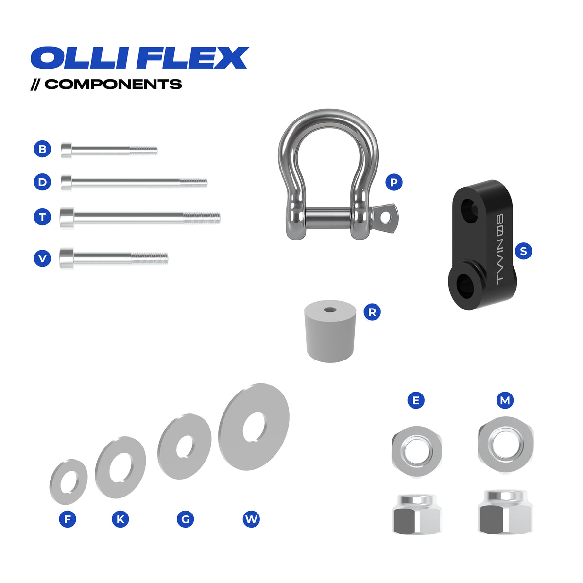 Olli Flex Conversion Kit L / Components