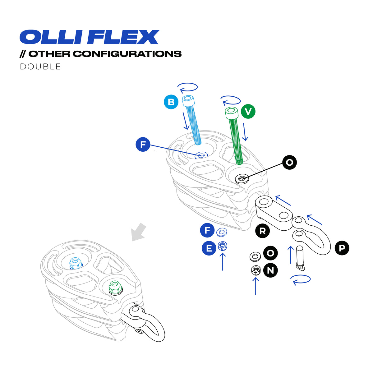 Olli Flex Conversion Kit L / Other configurations / double