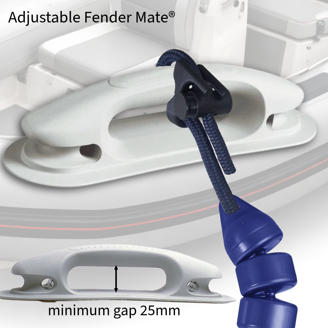 Adjustable Fender Mate by Marine Innovations, quick release boat fender accessory