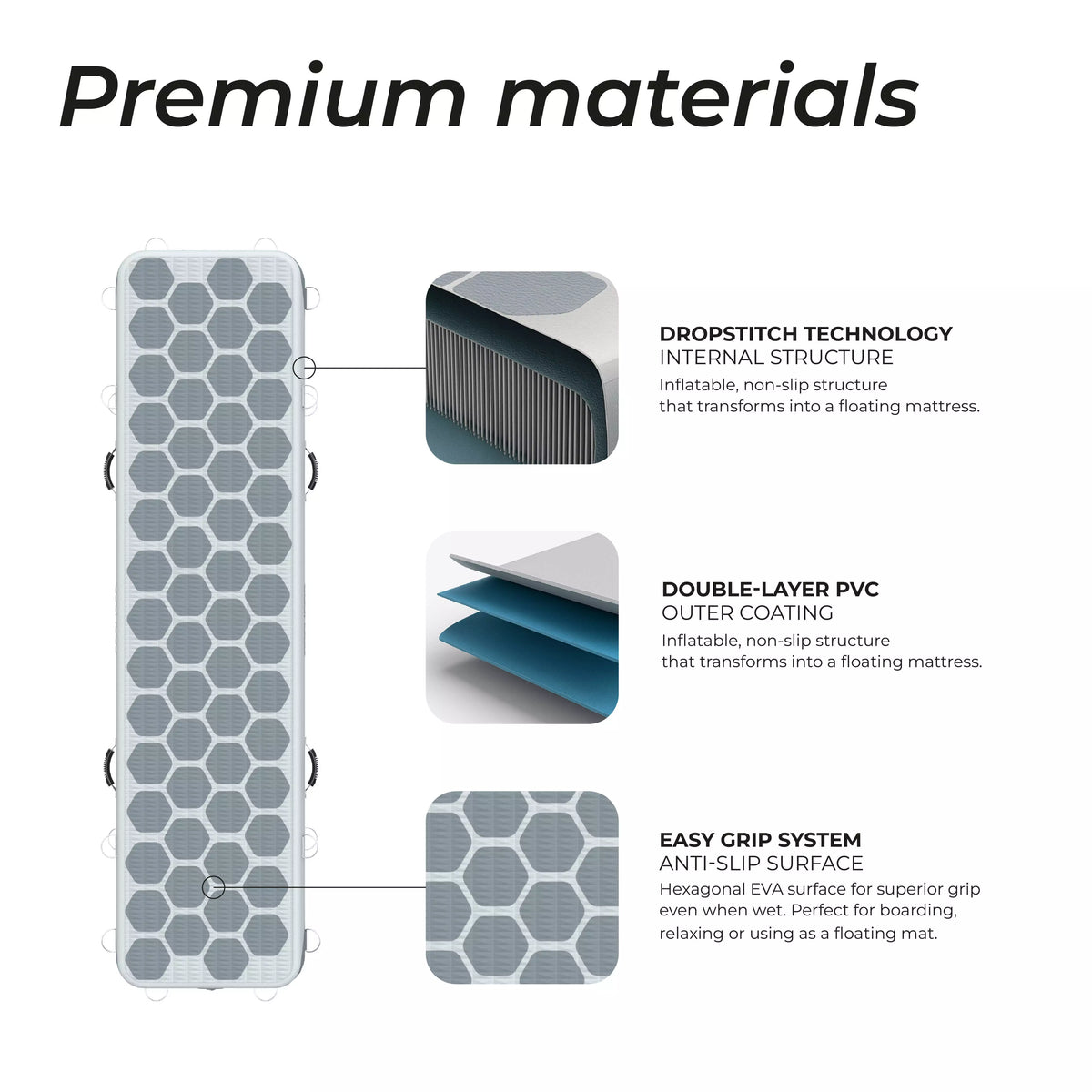 Way2 - The inflatable reversible gangway — size reference