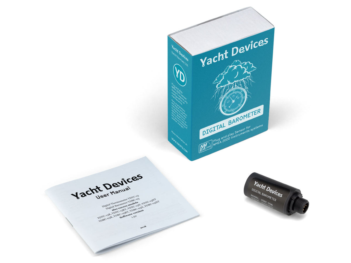 Yacht Devices Digital Barometer YDBC-05 — NMEA 2000 Micro Male