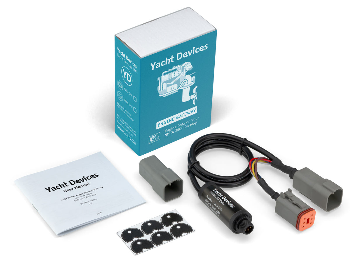 Yacht Devices Engine Gateway YDEG-04 — NMEA 2000 Micro Male